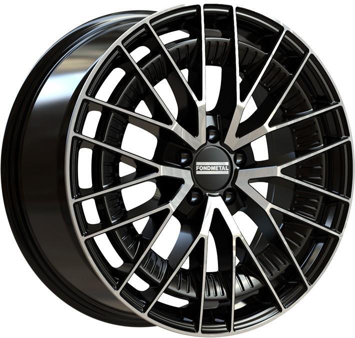 Fondmetal Kari Glossy Black Machined J9.5 R20 5X112 ET22 CB66.6