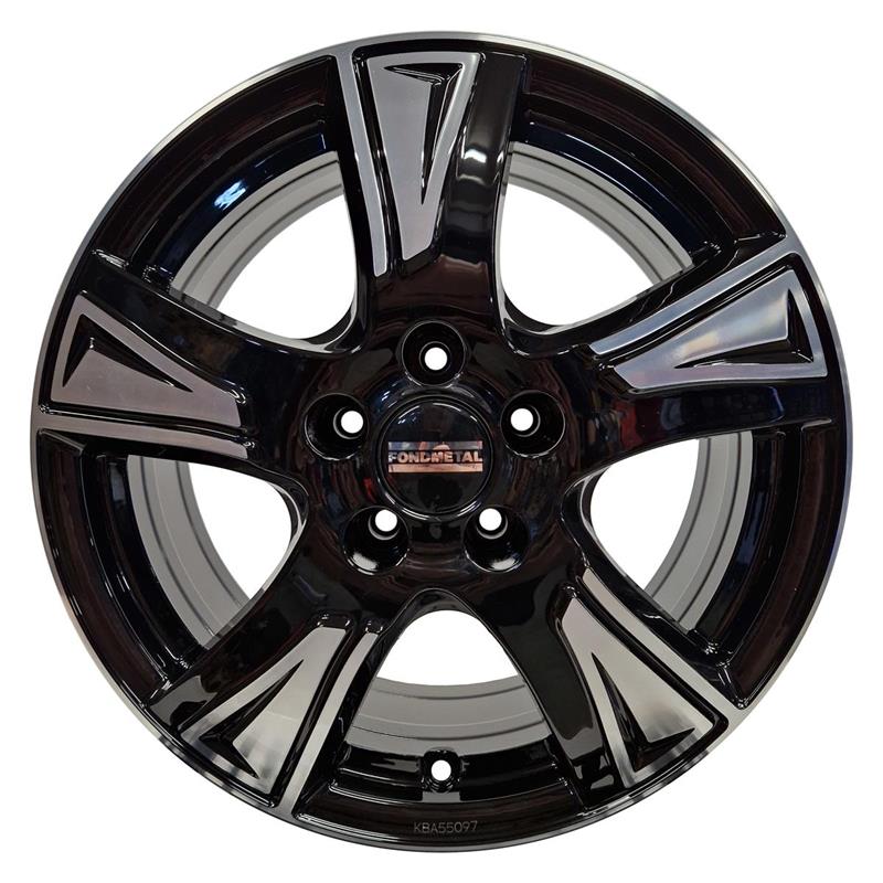 Fondmetal PRO1 Glossy Black Machined J6.5 R16 5X108 ET42 CB65.1